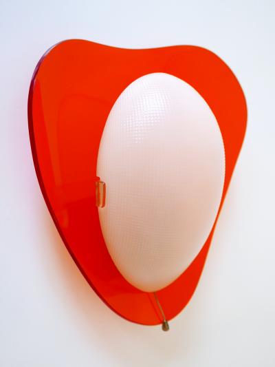 Set of Three Rare Mid Century Modern Lucite Sconces Candies 1960s Germany