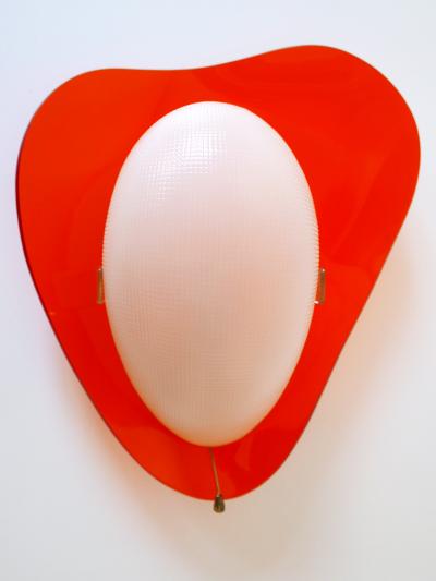 Set of Three Rare Mid Century Modern Lucite Sconces Candies 1960s Germany