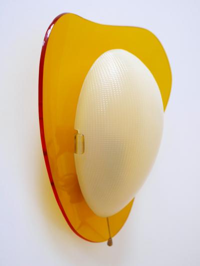 Set of Three Rare Mid Century Modern Lucite Sconces Candies 1960s Germany