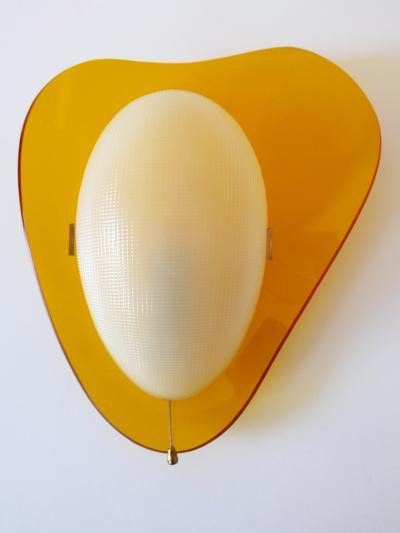 Set of Three Rare Mid Century Modern Lucite Sconces Candies 1960s Germany