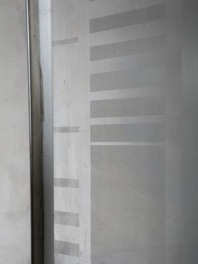Set of Three Steel Oxidized Wall Panels
