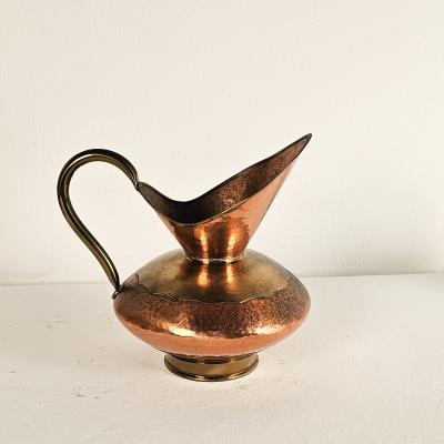 Set of Three Vintage Copper Pitchers