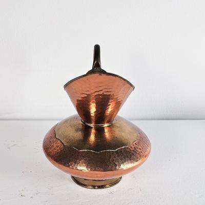 Set of Three Vintage Copper Pitchers