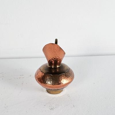 Set of Three Vintage Copper Pitchers