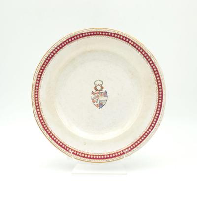 Set of Twelve Armorial Dinner Plates England circa 1860