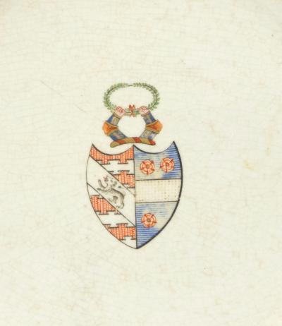 Set of Twelve Armorial Dinner Plates England circa 1860