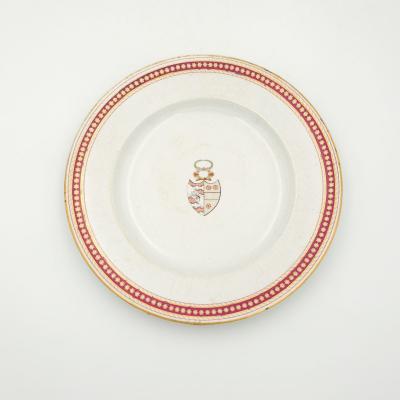 Set of Twelve Armorial Dinner Plates England circa 1860