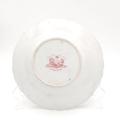 Set of Twelve Auckland Pattern Ironstone Soup Bowls England circa 1835