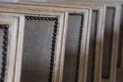 Set of Twelve French Square Back Louis XVI Chairs in Original Paint