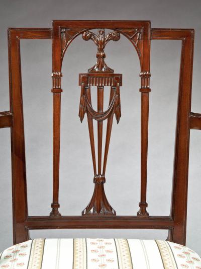 Set of Twelve Hepplewhite Dining Chairs