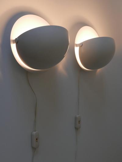 Set of Two Adjustable Mid Century Modern Sconces or Wall Lamps Germany 1960s
