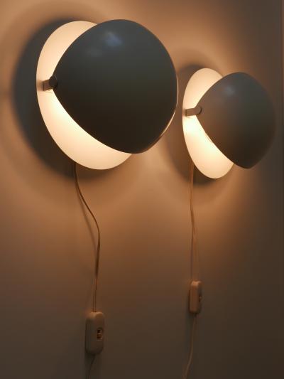 Set of Two Adjustable Mid Century Modern Sconces or Wall Lamps Germany 1960s