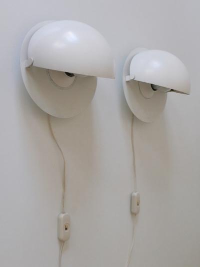 Set of Two Adjustable Mid Century Modern Sconces or Wall Lamps Germany 1960s