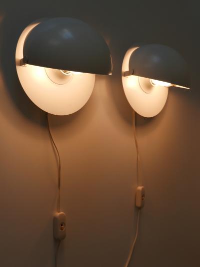 Set of Two Adjustable Mid Century Modern Sconces or Wall Lamps Germany 1960s