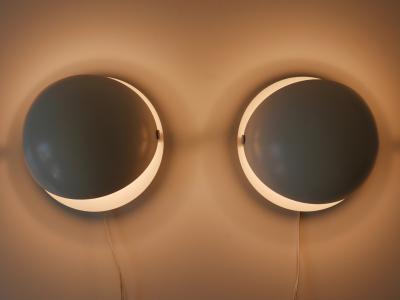 Set of Two Adjustable Mid Century Modern Sconces or Wall Lamps Germany 1960s