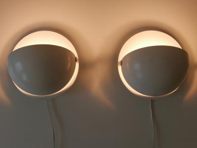 Set of Two Adjustable Mid Century Modern Sconces or Wall Lamps Germany 1960s