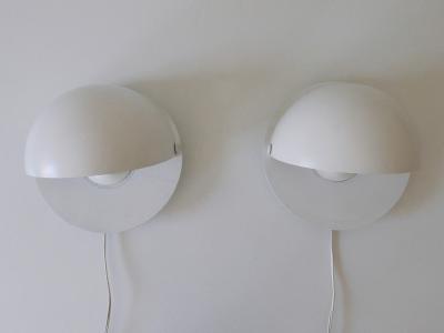 Set of Two Adjustable Mid Century Modern Sconces or Wall Lamps Germany 1960s
