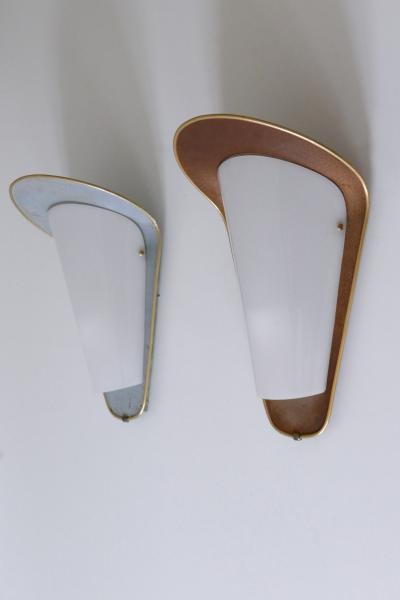 Set of Two Amazing Mid Century Modern Outdoor Sconces Germany 1950s