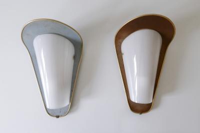 Set of Two Amazing Mid Century Modern Outdoor Sconces Germany 1950s