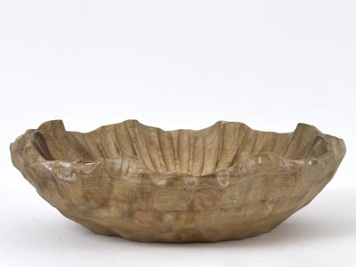 Set of Two Anthroposophical Hand Carved Wood Bowls 1960s