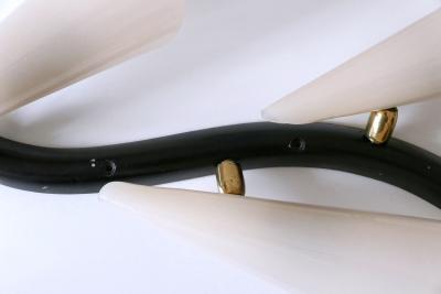 Set of Two Decorative Mid Century Modern Sconces or Wall Lamps Germany 1950s