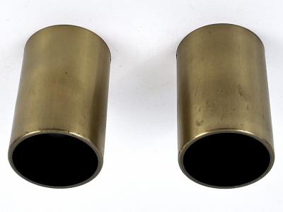 Set of Two Elegant Mid Century Modern Flush Mounts or Spot Lights Germany 1960s