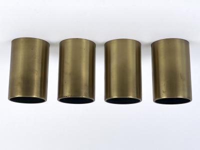 Set of Two Elegant Mid Century Modern Flush Mounts or Spot Lights Germany 1960s