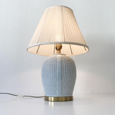 Set of Two Exceptional Mid Century Modern Ceramic Table Lamps Germany 1960s