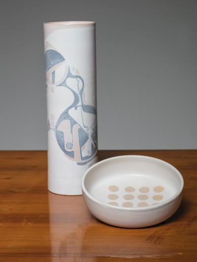 Set of Two Italian 70s Ceramics