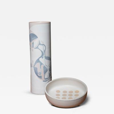 Set of Two Italian 70s Ceramics