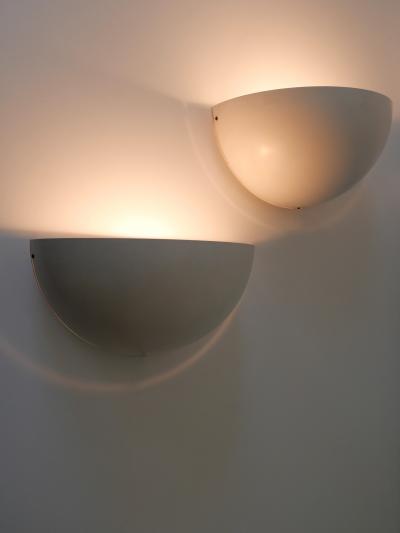 Set of Two Large Minimalistic Mid Century Modern Sconces Germany 1960s