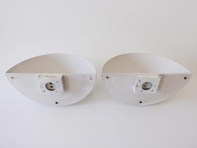 Set of Two Large Minimalistic Mid Century Modern Sconces Germany 1960s