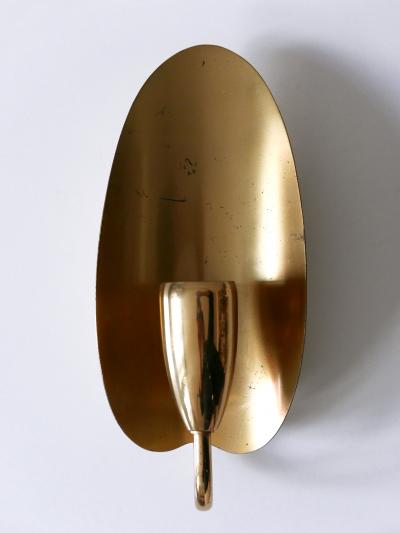 Set of Two Lovely Mid Century Modern Brass Sconces or Wall Lamps Germany 1950s