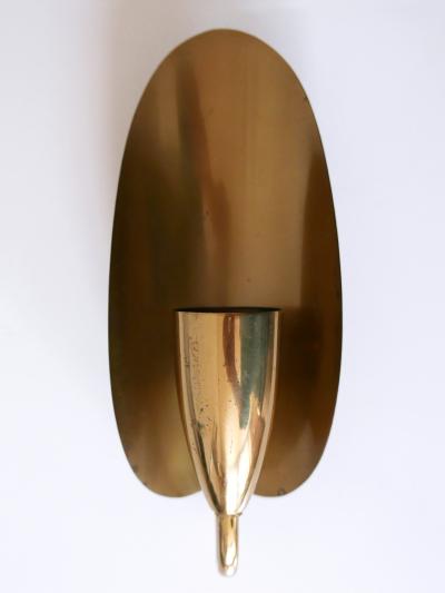 Set of Two Lovely Mid Century Modern Brass Sconces or Wall Lamps Germany 1950s