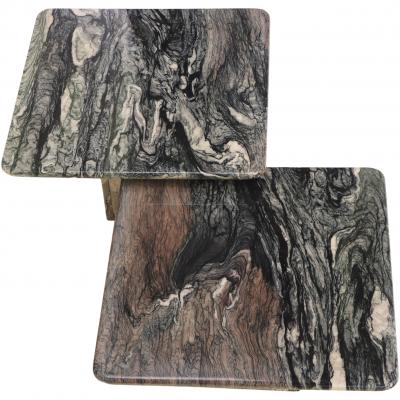 Set of Two Nesting Italian Marble Coffee or End Tables C 1950 