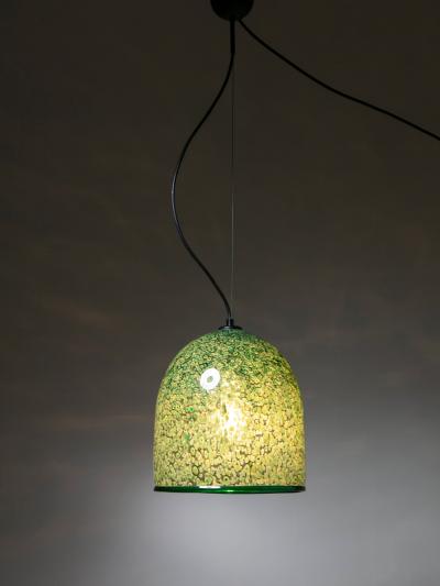 Set of Two Neverrino Ceiling Lamps by Luciano Vistosi for Vistosi