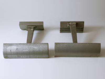 Set of Two Rare Art Deco Desk or Table Lamps from An US Cruiser Ship 1920s