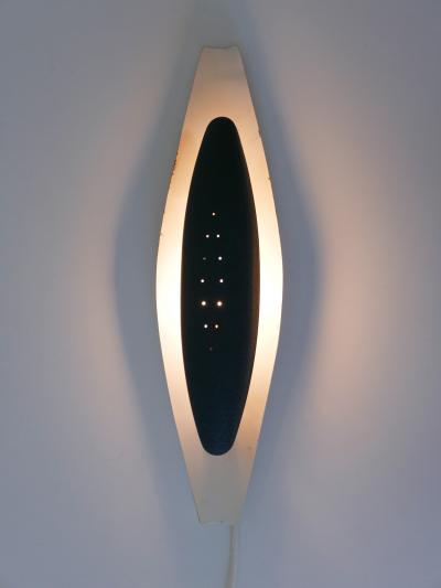 Set of Two Rare Elegant Mid Century Modern Sconces or Wall Lights Sweden 1950s