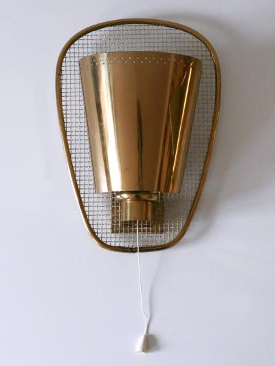 Set of Two Rare Highly Decorative Mid Century Modern Sconces Germany 1950s