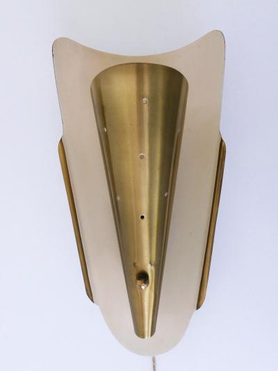 Set of Two Rare Highly Decorative Mid Century Modern Sconces Germany 1950s