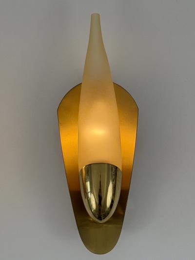 Set of Two Rare Highly Decorative Mid Century Modern Sconces Germany 1950s