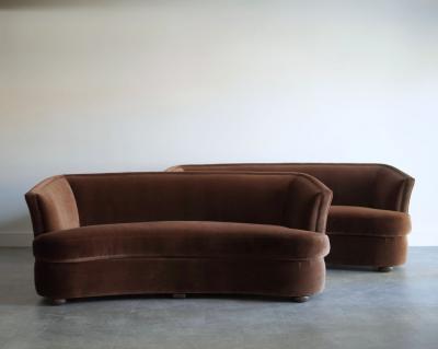 Set of Two Swedish Cabinet Maker Sofas Circa 1960s
