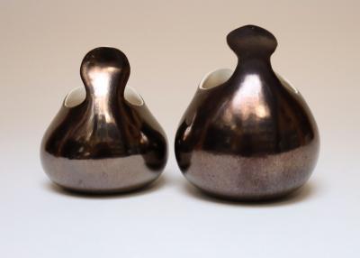 Set of Two Vintage Eva Zeisel Ceramic Town and Country Pitchers for Red Wing