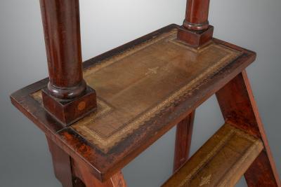 Set of Victorian Mahogany Library Steps