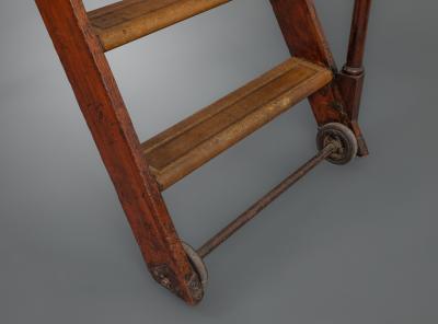Set of Victorian Mahogany Library Steps