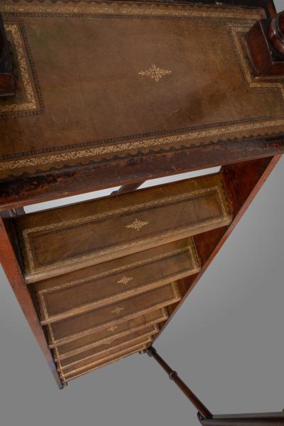 Set of Victorian Mahogany Library Steps