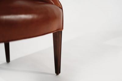 Set of Winback Club Chairs in Cognac Leather C 1950s