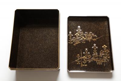 Set of Writing Box and Document Box with Poem Cards ca 1920