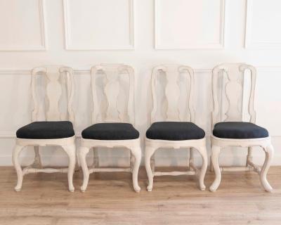 Set of eight Swedish chairs dates to the mid 18th century circa 1760