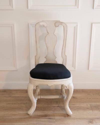 Set of eight Swedish chairs dates to the mid 18th century circa 1760